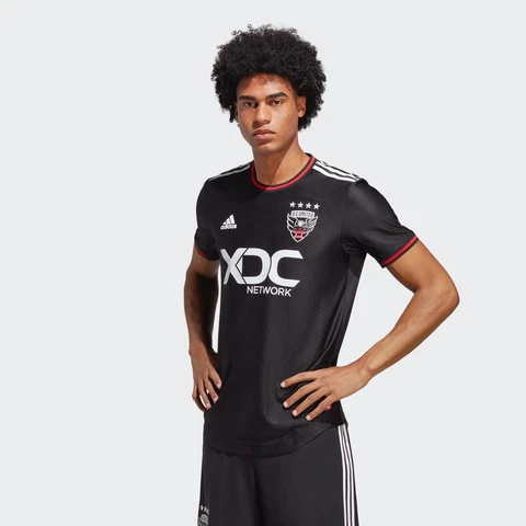 adidas D.C. United 22/23 Home Authentic Men's Soccer Jersey(FZ0040)Select SZ Cover