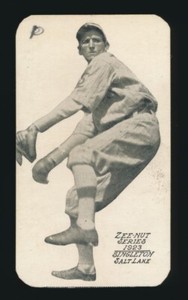 1923 Zeenut (PCL) -JOHN "SHERIFF" SINGLETON (Salt Lake City Bees) 1922 Phillies