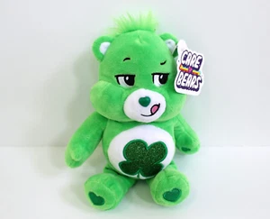 Care Bears Good Luck Bär Plüschtier Stofftier 9 Zoll grün Neu mit Etikett - Bild 1 von 5