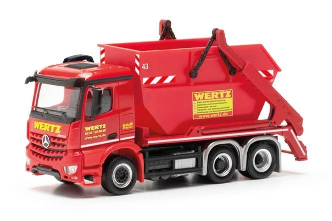 Herpa LKW MB Arocs M Absetzkipper AK16 Wertz 317856 - Bild 1 von 1