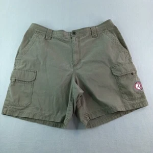 Columbia Alabama Crimson Tide Outdoor Cargo Shorts Hiking Khaki Brown Men's 38w - Picture 1 of 11