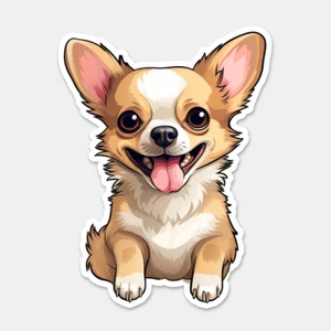 Autoaufkleber Sticker Niedlicher Chihuahua Aufkleber - Picture 1 of 1