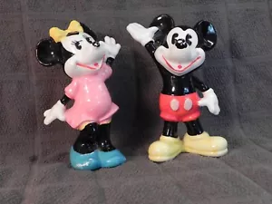 Older Disney Figure Mickey & Minnie Mouse, 5", 1970s - Picture 1 of 6