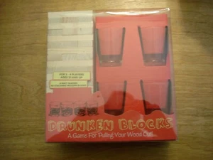 NEW Drunken Blocks Shot Glass Drinking Game, A Tower Of Fun! - Picture 1 of 1
