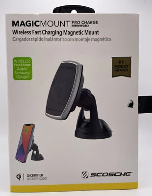 Scosche MagicMount Charging Magnetic Windshield/Dash Mount - Free Shipping! - Image 1 of 4