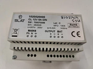 SLAT 1020520000 réf 700070099 Alimentation 12Vdc 5A - Foto 1 di 3