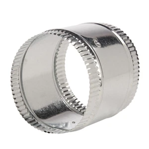 Master Flow 16 in. Flexible Duct Pipe Sheet Metal HVAC Connector Splice Collar - Picture 1 of 12