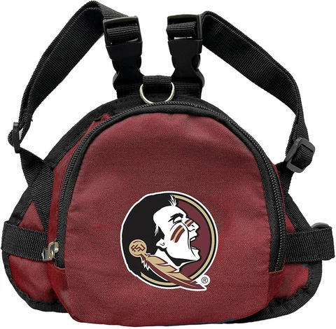 NEW! FLORIDA STATE SEMINOLES DOG CAT MINI BACKPACK HARNESS w/LEASH CHOOSE SIZE Cover