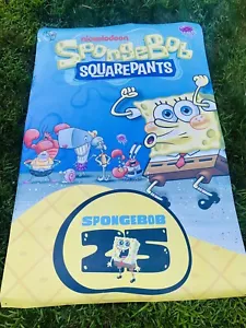 SUPER RARE HUGE 72x46” SPONGEBOB SQUAREPANTS Nickelodeon PROMO 25th Double Sided - Picture 1 of 6