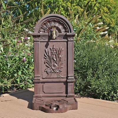 CLGarden Wasserzapfstelle WZS6 Wasser Spender nostalgischer Wand Brunnen Garten - Bild 1 von 4