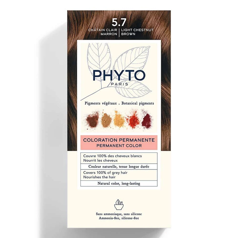 Phyto PhytoColor - Colorazione Permanente Colore 5.7 Castano Chiaro Tabacco - Immagine 1 di 1