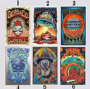 Custom Dead And Company August 1-10 2024 Sphere Las Vegas NV Poster - Picture 1 of 6