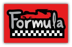 "Calcomanía pegatina para parachoques de coche Formula Racing Label - ""TAMAÑOS""" - Imagen 1 de 1