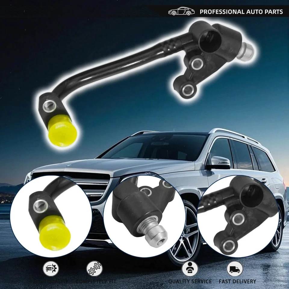 Turbocharger Coolant Short Pipe Fit For Mercedes-Benz GL450 GL550 GLS550 ML550 Foto 1 de 4