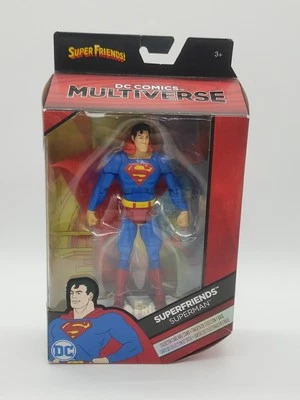Figura de acción Super Friends Superman 6" Mattel DC Multiverse 2017 sellada Foto 1 de 4
