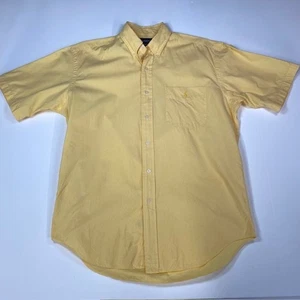 Ralph Lauren Golf Tilden Gelb Button Down Kurzarm Hemd Herren Größe M - Bild 1 von 5