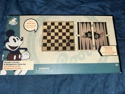 Микки и Минни-Маус 2 в 1 шашки и нарды новый в коробке полный - Изображение 1 из 4