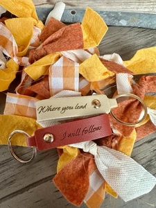 Where You Lead- I Will Follow: Gilmore Girl's Keychain Set - Picture 1 of 3