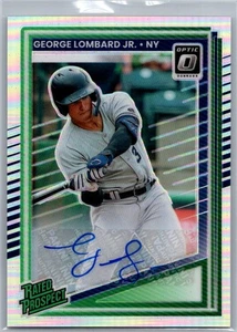 2025 Donruss #108 George Lombard Jr. Rated Prospects Optic Signatures SN - Bild 1 von 2