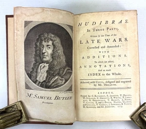 Hudibras in Three Parts, Samuel Butler, with illustrations by Hogarth, 1775 - Picture 1 of 11