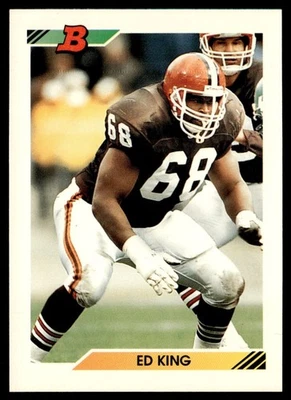 1992 Bowman Ed King Cleveland Browns #208 - Image 1 of 2