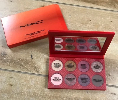 MAC Eye Shadow x 8: A Year of Glam ~ 100% Authentic ~ New with Box ~ Fast Ship - Image 1 of 4