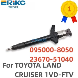 095000-8050 Diesel Fuel Injector 23670-51040 for TOYOTA LAND CRUISER 1VD-FTV - Picture 1 of 9