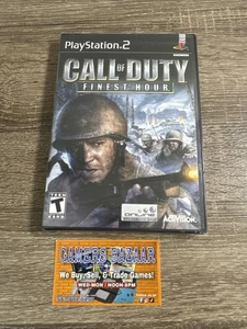 🌟Call of Duty: Finest Hour ( PlayStation 2 2004) PS2 NEW 1st Print Sealed‼️ - Picture 1 of 12