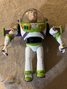 Toy Story 4 Buzz Lightyear w/ Interactive Talking Drop-Down Light Up Action - Picture 1 of 14