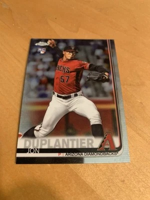 2019 Topps Chrome Update #19 Jon Duplantier Diamondbacks Rookie Card RC - Image 1 of 2