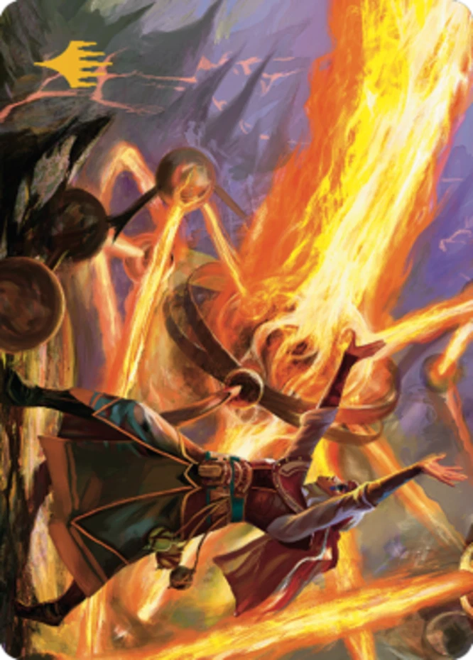Ghitu Amplifier Art Card - Gold-Stamped Signature - Art series: Dominaria United - Image 1 of 1