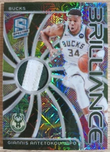 2023-24 Panini Spectra Brilliance Meta Giannis Antetokounmpo /25 GAME WORN!!! - Picture 1 of 3