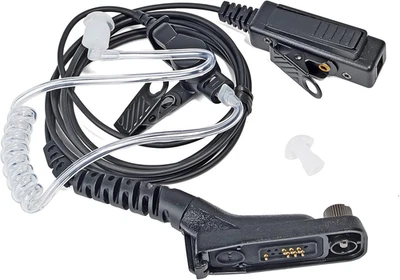 Auricolare Con Tubo Acustico Con Microfono Compatibile Con Motorola DP3400 DP440
