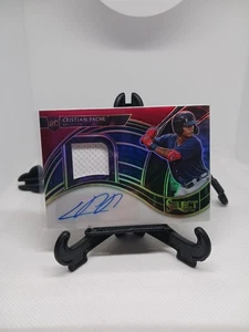 2021 Christian Pache Select Purple Prizm Rookie Patch Auto TRUE MINT RPA #98/99 - Bild 1 von 7