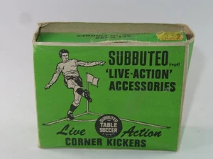 SUBBUTEO TABLE SOCCER C.131 Corner Kickers x 2 Fulham/W Germany Liverpool 1970s - Picture 1 of 4