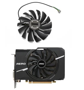 Wentylator chłodnicy do karty graficznej MSI GTX 1070 AERO ITX 12V 0,40A PLD10010S12HH 95mm - Zdjęcie 1 z 12