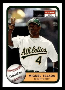 Fleer Platinum Edition 2001 lámina paralela #142 Miguel Tejada SP #/201 - Imagen 1 de 2