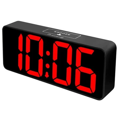 Large Digital Alarm Clock Big Numbers for Seniors & Visually Impaired, 9 Inch... - Image 1 of 4