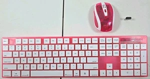 iHome Wireless Keyboard & Mouse Model # IH-K2100P Serial# 1705000502 - Picture 1 of 16