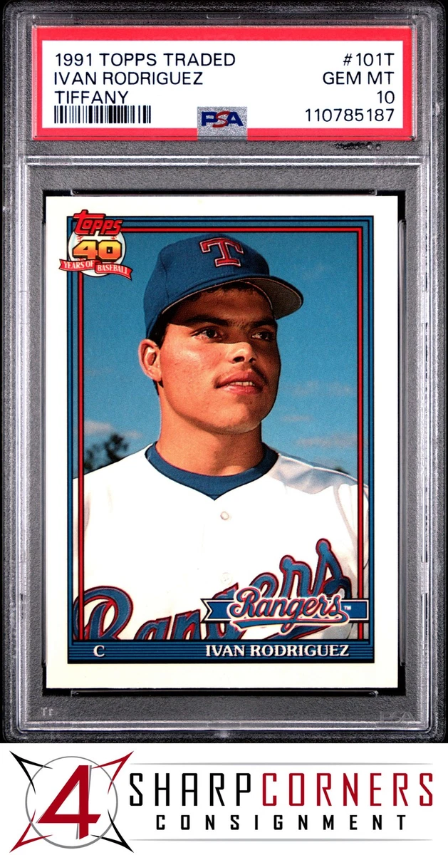 Ivan Rodriguez 10 Graded Baseball Sports Trading Cards