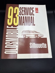 1993 Oldsmobile Silhouette minivan van shop Factory service repair manual Oem - Picture 1 of 6