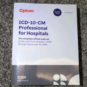 ICD-10-CM Professional for Hospitals The complete official code set 2024 - Picture 1 of 2