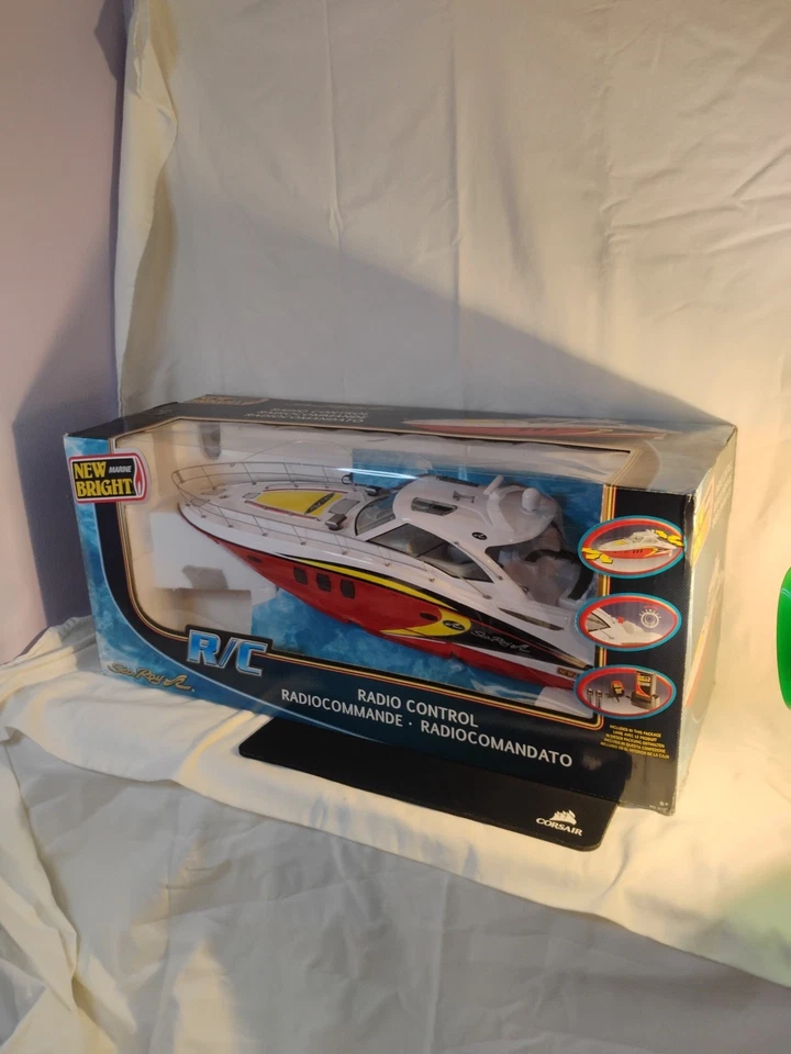 🔥Nuevo Bright Sea Ray Sundancer RC Barco 29" 19.2v 6785 ¡Funciona! Caja Original Foto 1 de 4