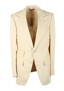 Abrigo deportivo TOM FORD Atticus blanco roto talla 46/36R EE. UU. Chaqueta Blazer Nueva con... - Imagen 1 de 7