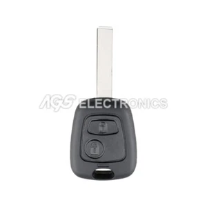 GUSCIO CHIAVE AUTO PER TELECOMANDO 2 TASTI PEUGEOT 107 206 207 307 407 607 C1 C3 - Picture 1 of 1