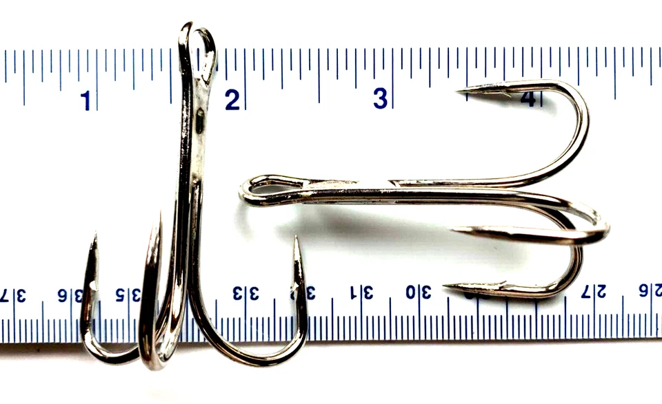 Крючки для рыбы тройные 25 VMC 9620 очень прочные никелевые O'Shaughnessy размер 7/0 - Изображение 1 из 1