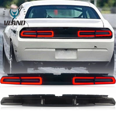 Luces traseras LED VLAND para Dodge Challenger 2008-2014 luces traseras con secuencial rojo Foto 1 de 4