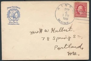 1910 Mount Kineo House (Hotel) Cover from Kineo, Maine on Moosehead Lake - Picture 1 of 3