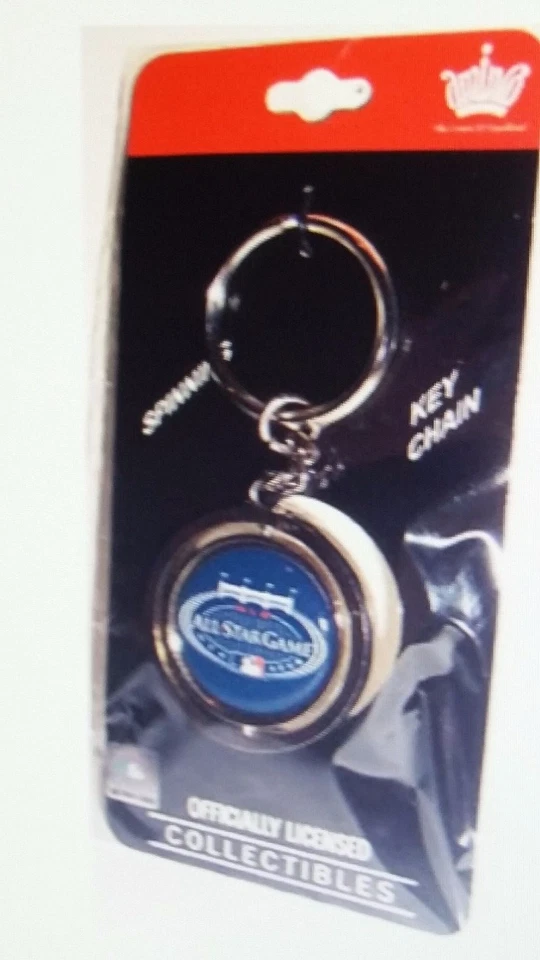NEW YORK YANKEES NY STADIUM 2008 BASEBALL ALL STAR GAME SPIN KEYCHAIN KEY RING - Image 1 of 1
