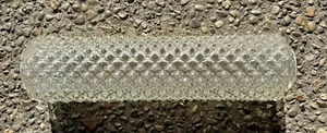 Aplique de pared tocador lámpara pantalla de vidrio patrón diamante pieza de repuesto - Imagen 1 de 5